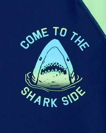 Colourblock Shark Rashguard , 