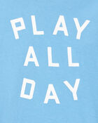 Toddler Play All Day Short-Sleeve Graphic Tee - Blue, image 2 of 3 slides