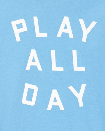 Toddler Play All Day Short-Sleeve Graphic Tee - Blue, 