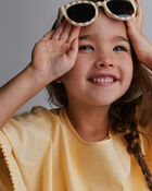 Tout-petit fille - Cache-maillot &agrave; pompons - Jaune, image 4 sur 5 diapositives