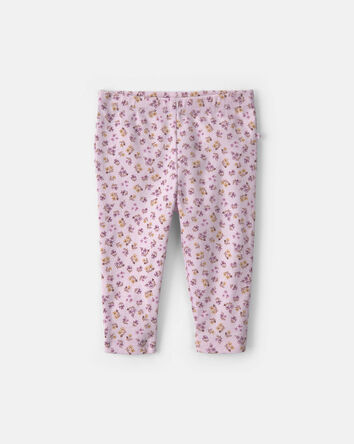 Baby Girl 3-Piece Floral Bodysuits & Pant Set - Purple, 