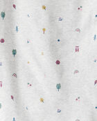 Toddler Girl Organic Cotton Pyjamas in Icon Town Print, image 3 of 4 slides