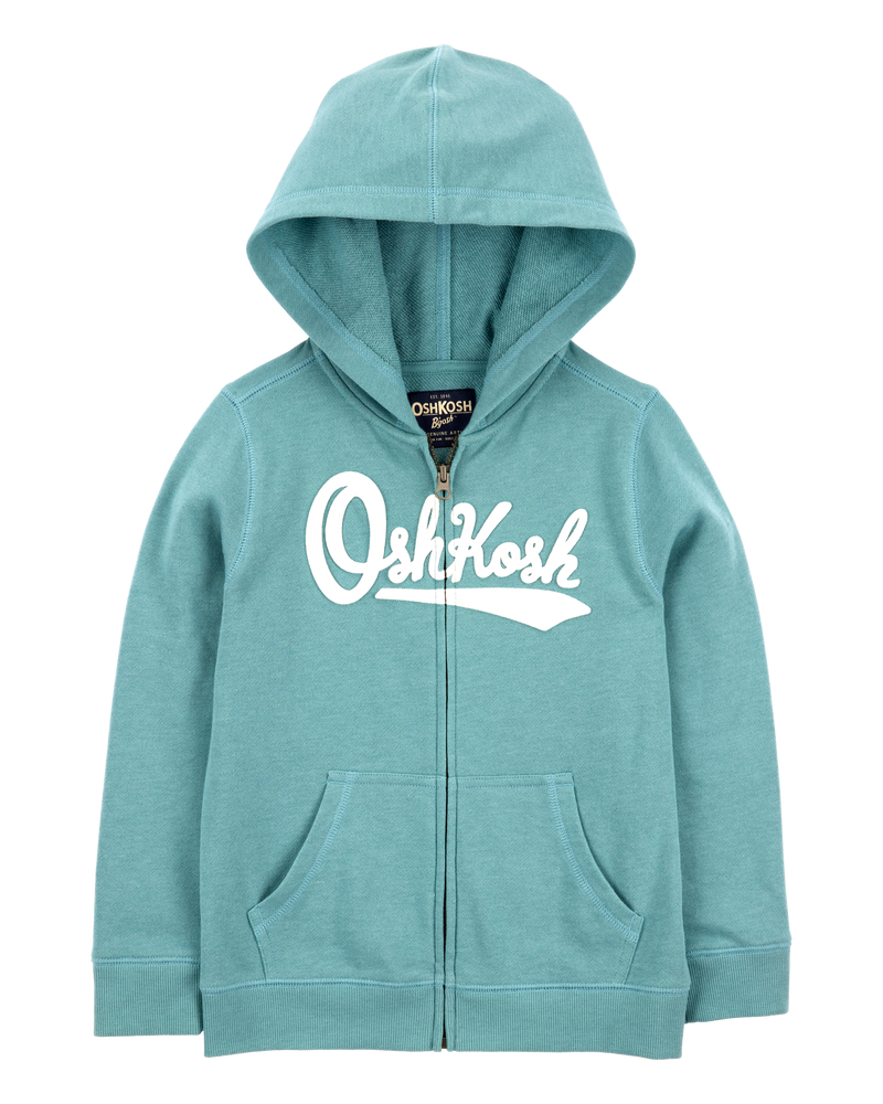 Kid Kid OshKosh Logo Zip Jacket, image 1 of 3 slides