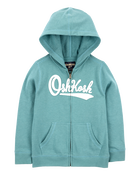 Kid Kid OshKosh Logo Zip Jacket, image 1 of 3 slides