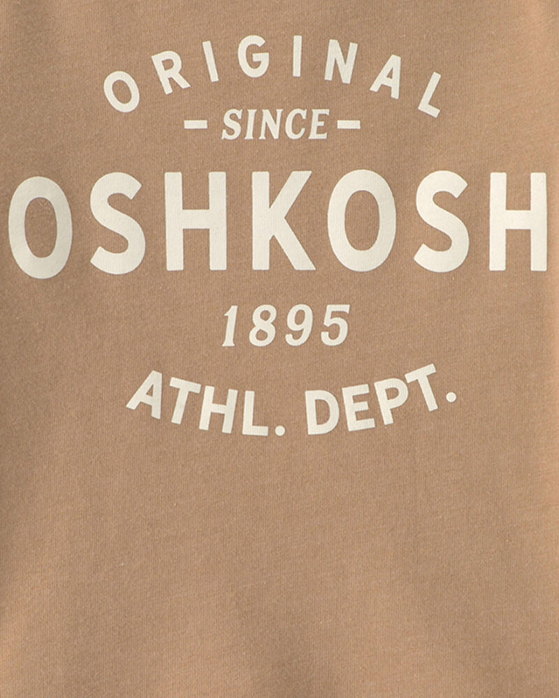 Baby Boy Oshkosh Logo Long-Sleeve Tee - Brown, image 2 of 3 slides
