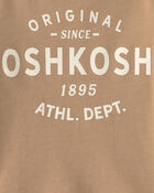 Baby Boy Oshkosh Logo Long-Sleeve Tee - Brown, image 2 of 3 slides