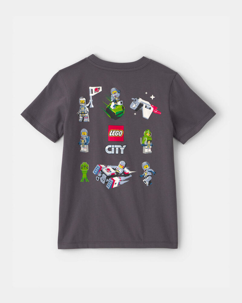 Gar&ccedil;ons - T-shirt &agrave; imprim&eacute; Lego - Gris, image 2 sur 4 diapositives