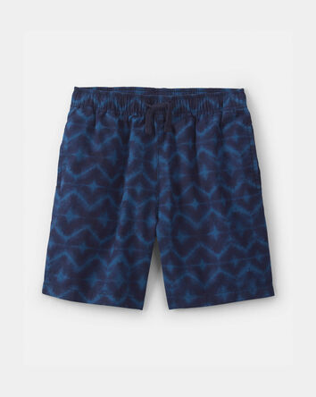 Boys Geometric Shorts - Blue, 