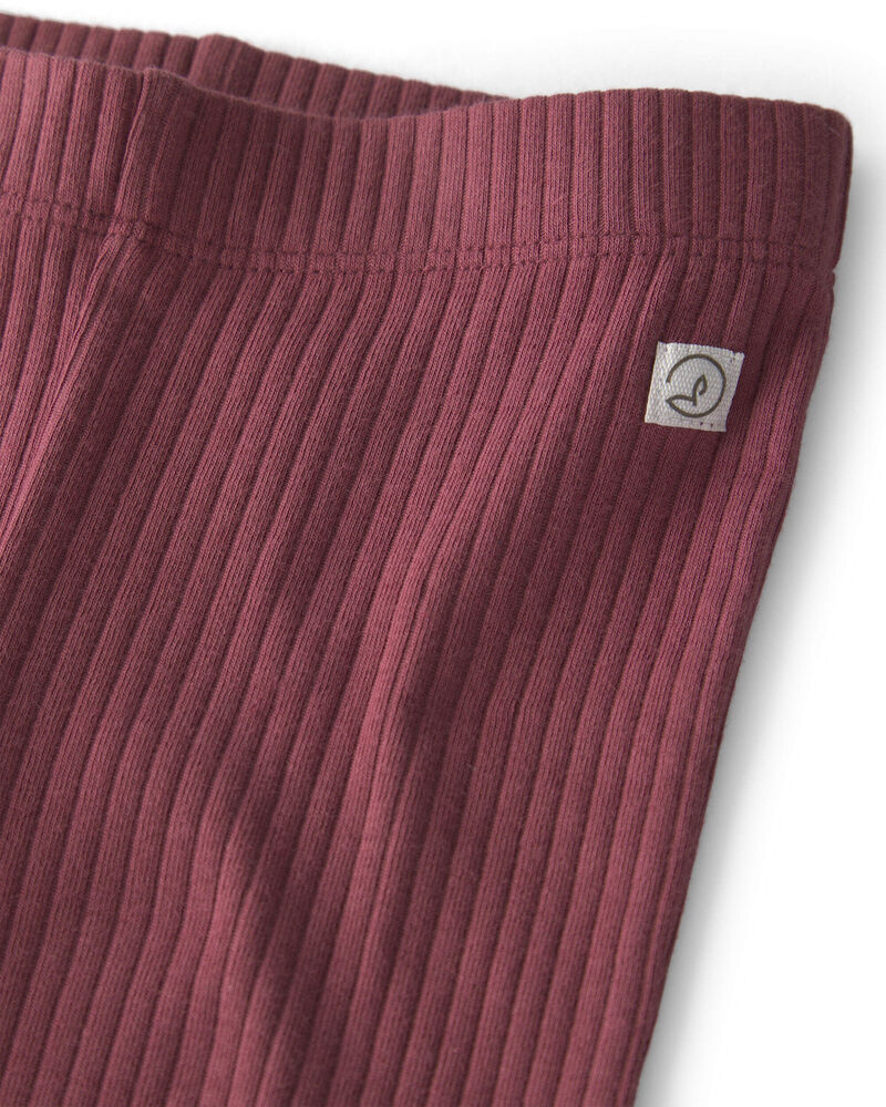 Toddler Girl 2-Pack Organic Cotton Leggings, image 3 of 5 slides