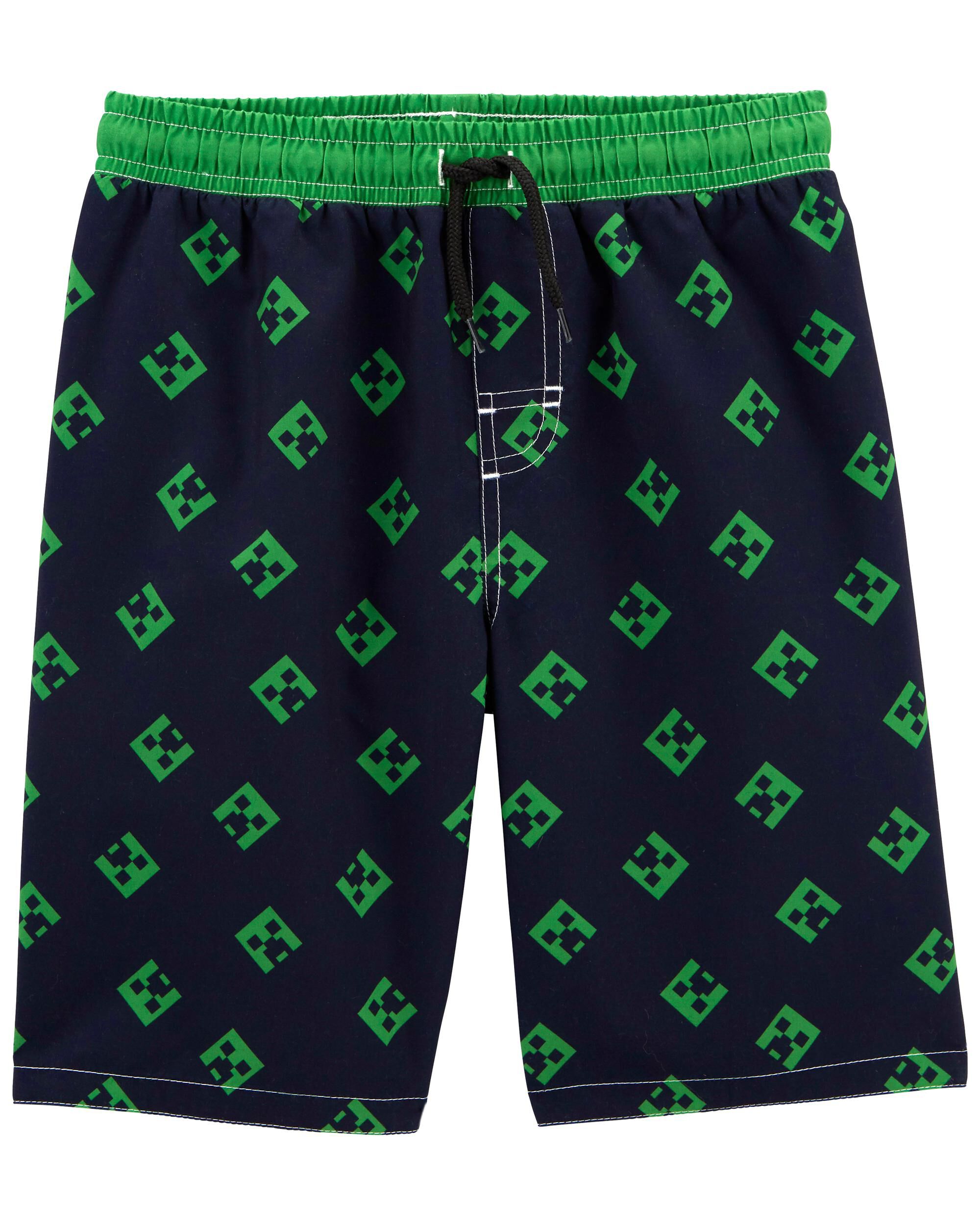 Green Minecraft Swim Trunks Carter s Oshkosh Canada