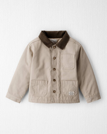 Toddler Organic Cotton Twill Barn Jacket, 