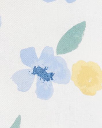 Enfant Pyjama 2 pièces côtelées et amples à motifs de fleurs, 