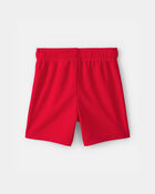 Tout-petit gar&ccedil;on - Shorts actifs en maille - Rouge, image 2 sur 3 diapositives