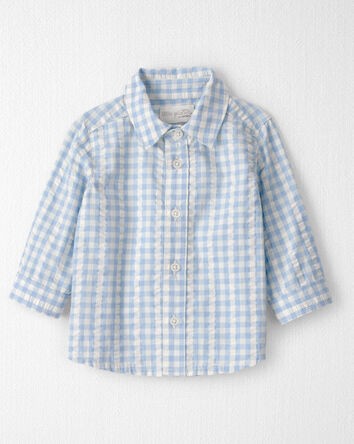B&eacute;b&eacute; gar&ccedil;on - Chemise boutonn&eacute;e avec coton biologique, guigan, 