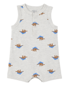 Baby Dinosaur Sleeveless Romper, image 1 of 3 slides