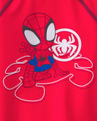 Toddler Boy &copy;Marvel Spider-Man Long-Sleeve Rashguard - Red, image 3 of 3 slides