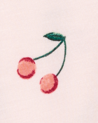 Bébé fille - Grenouillère PurelySoft sans pieds à fermeture à glissière à 2 sens à motifs de melon d'eau, image 4 sur 7 diapositives
