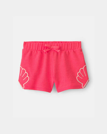 Toddler Girl Shell French Terry Shorts - Orange, 