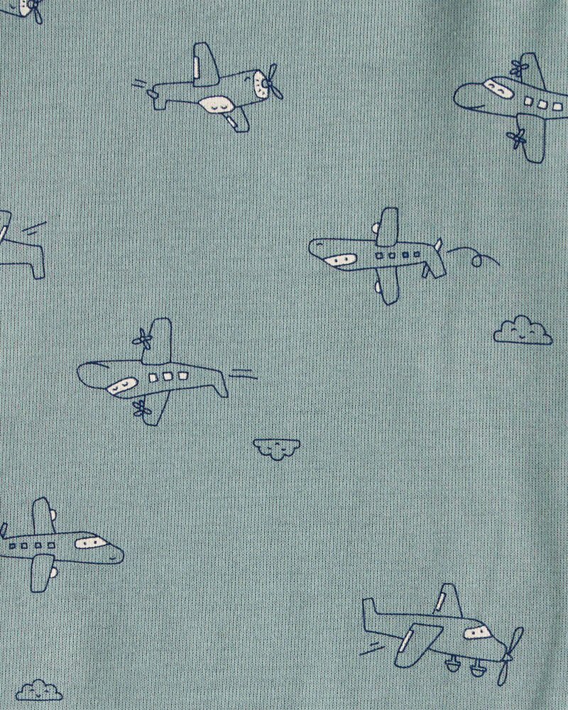 Baby Boy 5-Pack Train Multipack Bodysuits - Green/Blue, image 3 of 7 slides