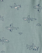 Baby Boy 5-Pack Train Multipack Bodysuits - Green/Blue, image 3 of 7 slides