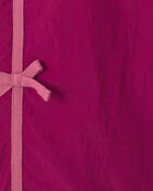 Girls Nylon Track Pants - Burgundy, image 3 of 4 slides