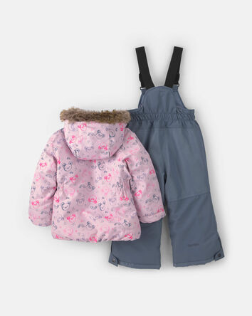 B&eacute;b&eacute; fille - Habit de neige 2 pi&egrave;ces - Rose, 