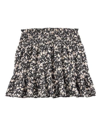 Kid Floral Drawstring Skirt, 