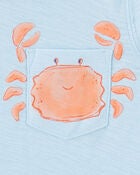 Toddler Crab 2-Piece Short Set, image 2 of 3 slides