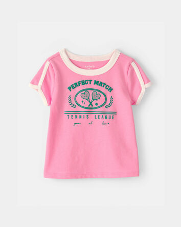 Baby Girl 'Perfect Match' Top - Pink, 