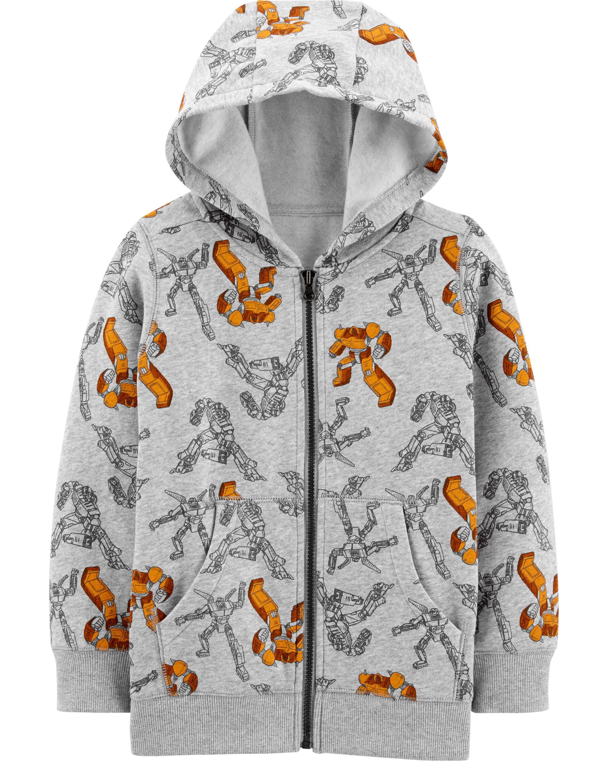 Kids fleece lined hoodie clearance