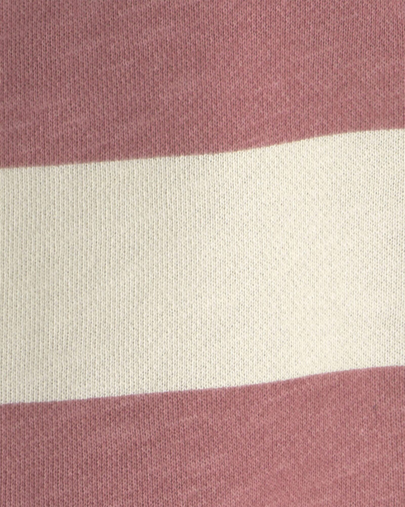 Baby Girl 2-Piece Organic Cotton French Terry Top & Pant Set, image 3 of 3 slides
