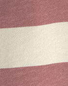 Baby Girl 2-Piece Organic Cotton French Terry Top & Pant Set, image 3 of 3 slides