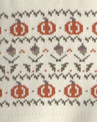Toddler Organic Cotton Fair Isle Sweater Knit Pullover, image 3 of 4 slides