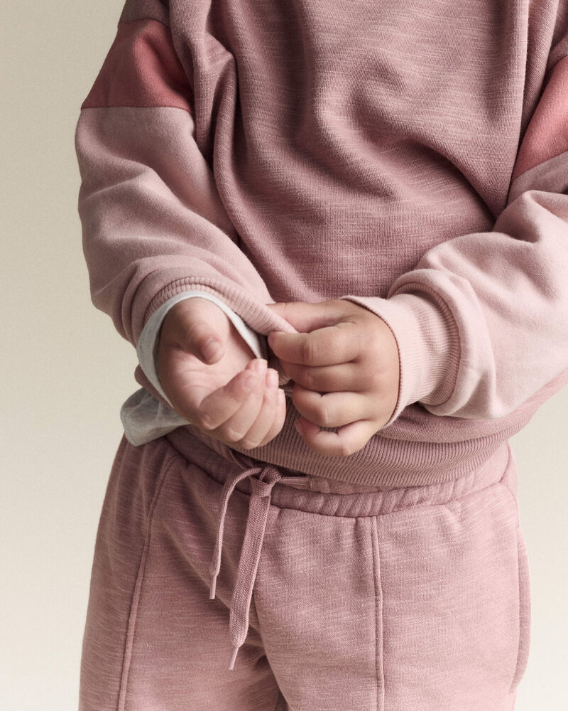 Toddler Girl Linda Wide Leg Pant - Mauve, image 4 of 6 slides