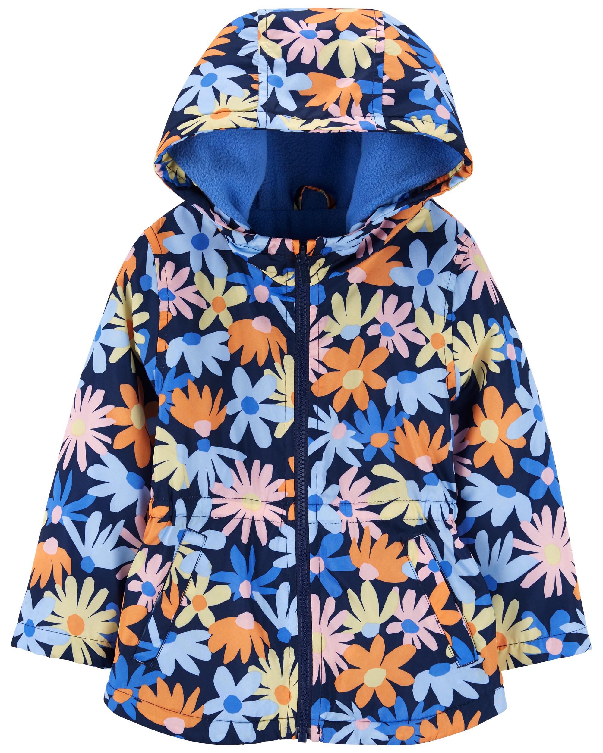 Multi Floral Print Fleece Lined Jacket Carter s Oshkosh Canada