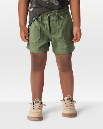 Toddler Pull-On Cotton Shorts, 