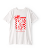 Kid Burger Short-Sleeve Graphic Tee - White, image 1 of 3 slides