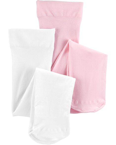 Pink 100% Soft Cotton Girls Tights