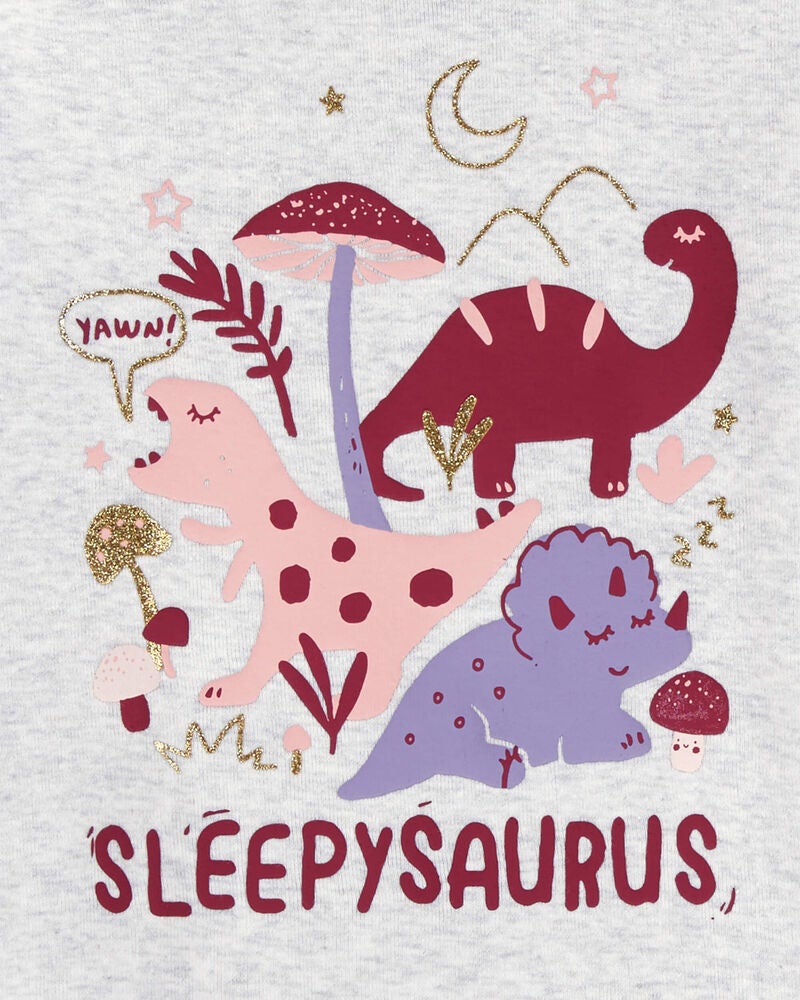 Baby 4-Piece Dinosaur Cotton Blend Pyjamas, image 2 of 4 slides