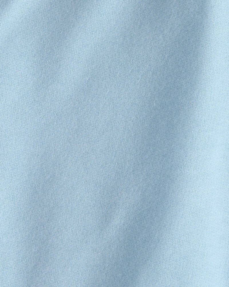 Tout-petit fille - Pantalon &agrave; jambe large en jersey bouclette - Bleu, image 3 sur 3 diapositives