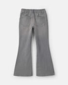 Girls Shine Denim Flare Jeans - Light Wash, image 2 of 4 slides