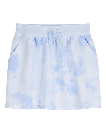 Kid Drawstring Cloud Dye Skort, 