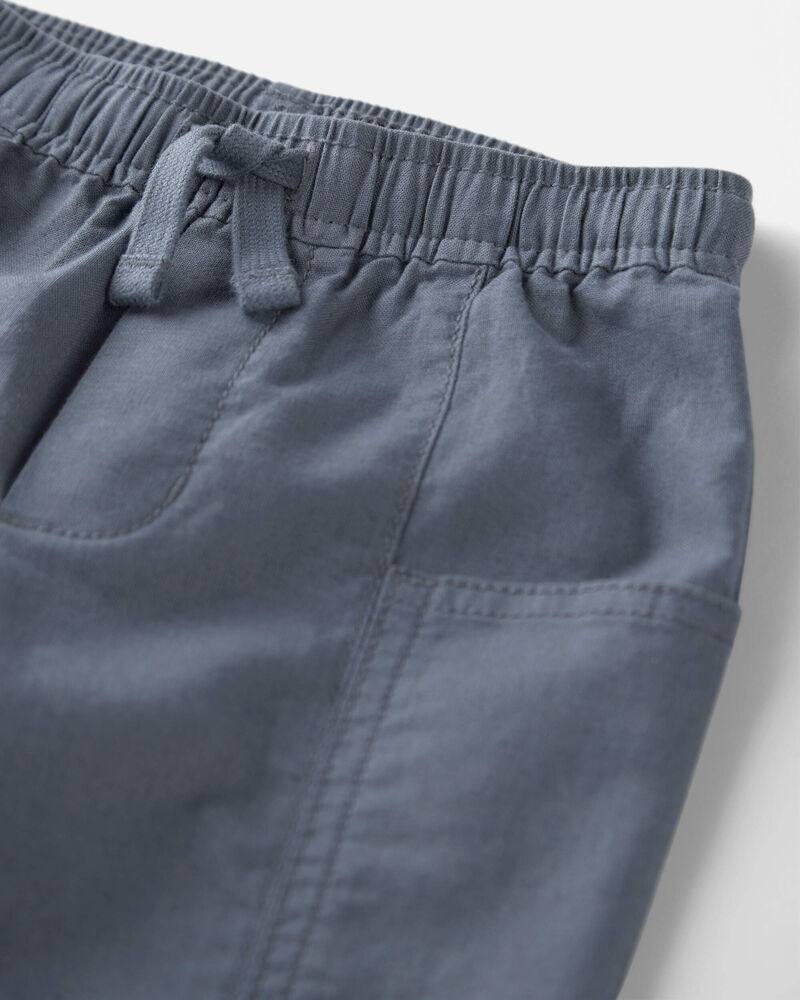 Toddler Boy Linen Pants Made with Organic Cotton, image 3 of 5 slides