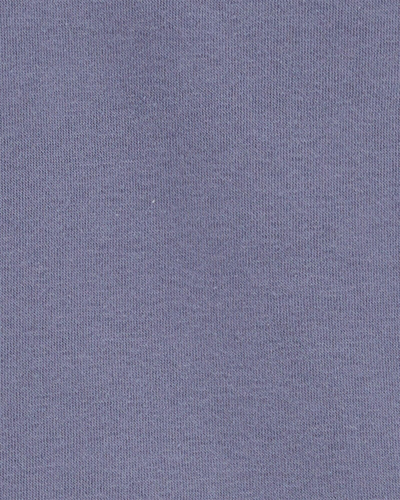 Kid High-Low Fleece Pullover - Blue, image 2 of 3 slides