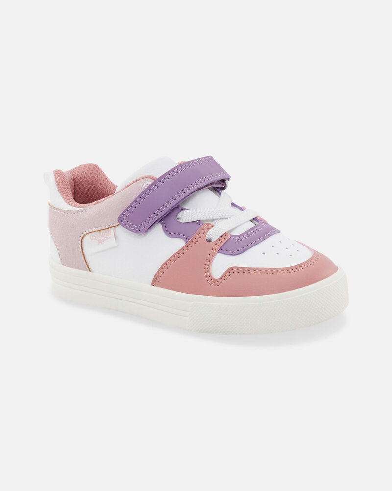 Tout-petit fille - Baskets d&eacute;contract&eacute;es - Rose/Blanc, image 1 sur 6 diapositives