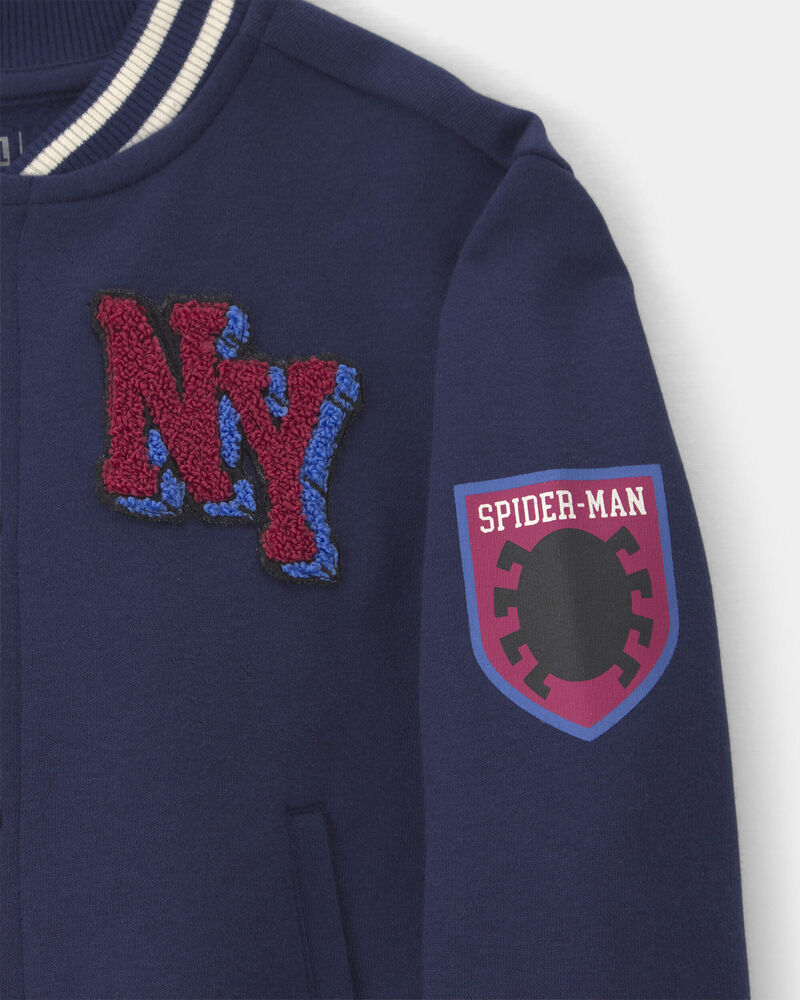 Tout-petit gar&ccedil;on - Blouson en molleton Spider-Man de &copy;Marvel - Bleu, image 3 sur 6 diapositives