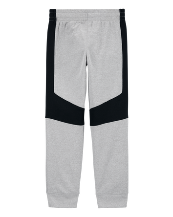 Kid Colourblock Active Mesh Pants - Grey, 