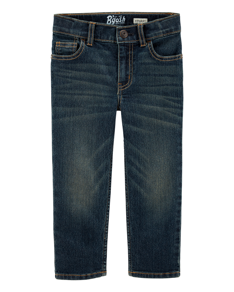 Enfant en bas âge Jeans droit - délavage teinté authentique, image 1 sur 5 diapositives