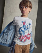Boys Cowboy Graphic Tee - Cream, image 3 of 7 slides