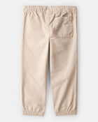 Toddler Boy Cotton Pull-On Fashion Pants - Khaki, image 2 of 4 slides